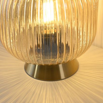 Schöner Wohnen 13573-27 - Stalinė lempa NAMI 1xE27/25W/230V auksinė/smėlinė/dūminė