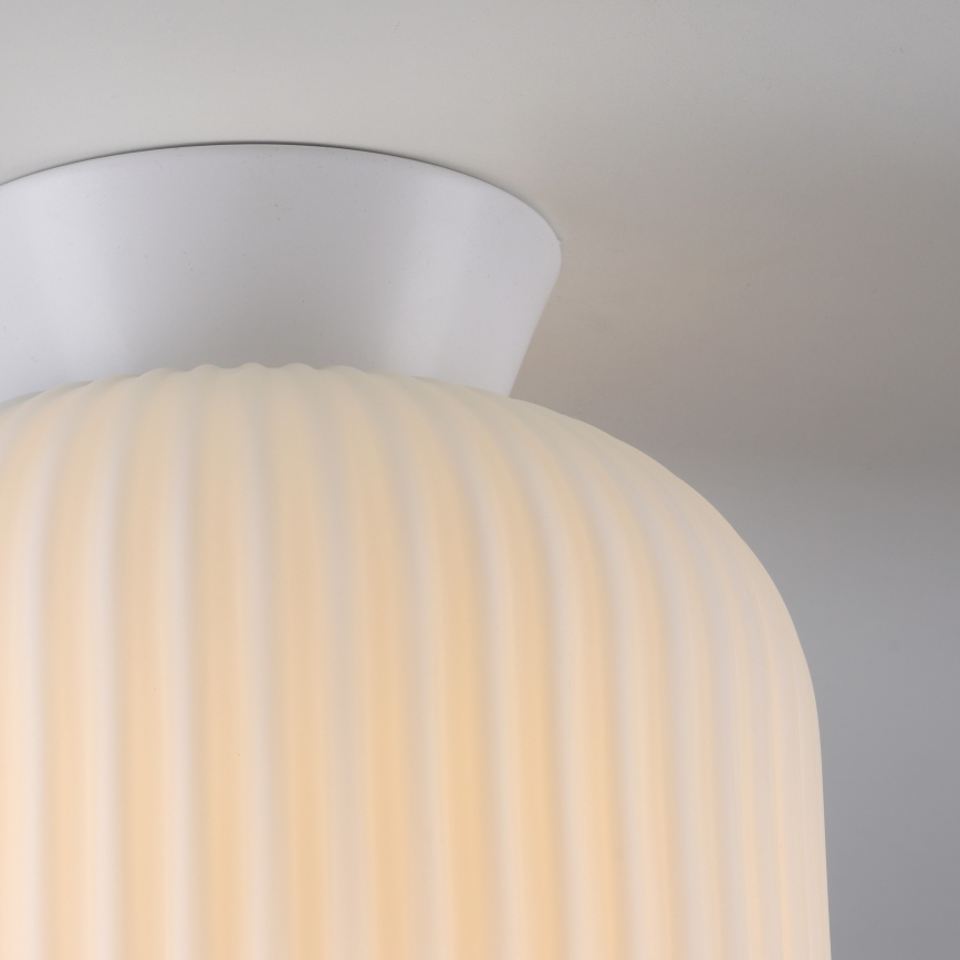 Schöner Wohnen 13574-16 - Lubinis šviestuvas NAMI 1xE27/25W/230V, skersmuo 20 cm, baltas