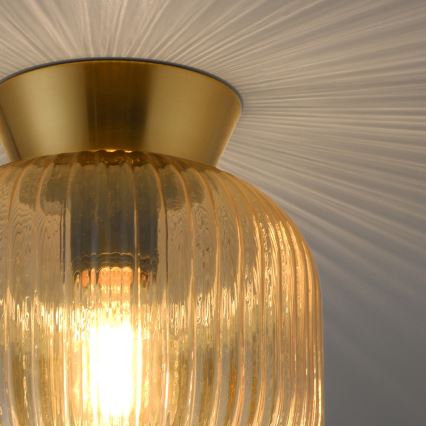 Schöner Wohnen 13574-27 - Lubinis šviestuvas NAMI 1xE27/25W/230V skersmuo 20 cm auksinė/kreminė/dūminė