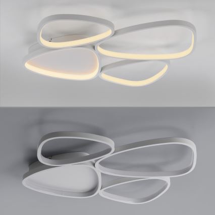 Schöner Wohnen 14038-16 - Reguliuojamas LED lubinis šviestuvas PEBBLES LED/35,5W/230V balta