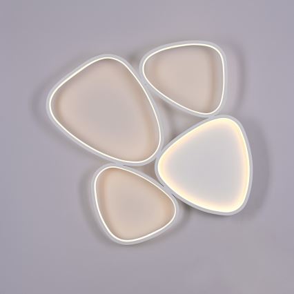 Schöner Wohnen 14038-16 - Reguliuojamas LED lubinis šviestuvas PEBBLES LED/35,5W/230V balta