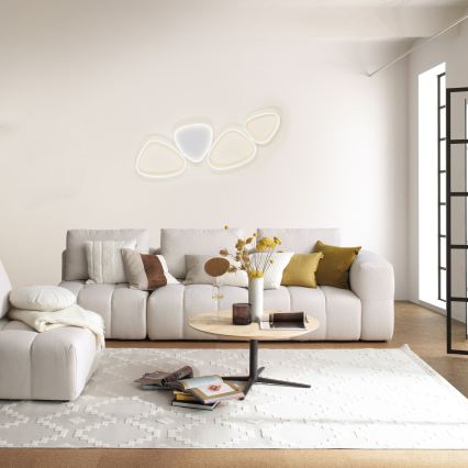 Schöner Wohnen 14039-16 - Dimeriuojamas lubinis LED šviestuvas PEBBLES LED/35,5W/230V balta