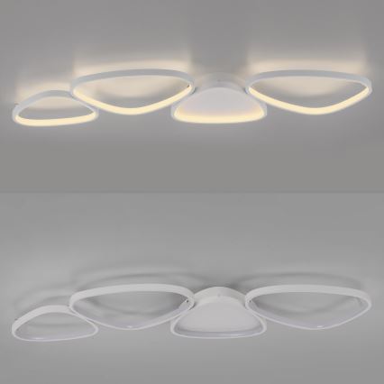 Schöner Wohnen 14039-16 - Dimeriuojamas lubinis LED šviestuvas PEBBLES LED/35,5W/230V balta