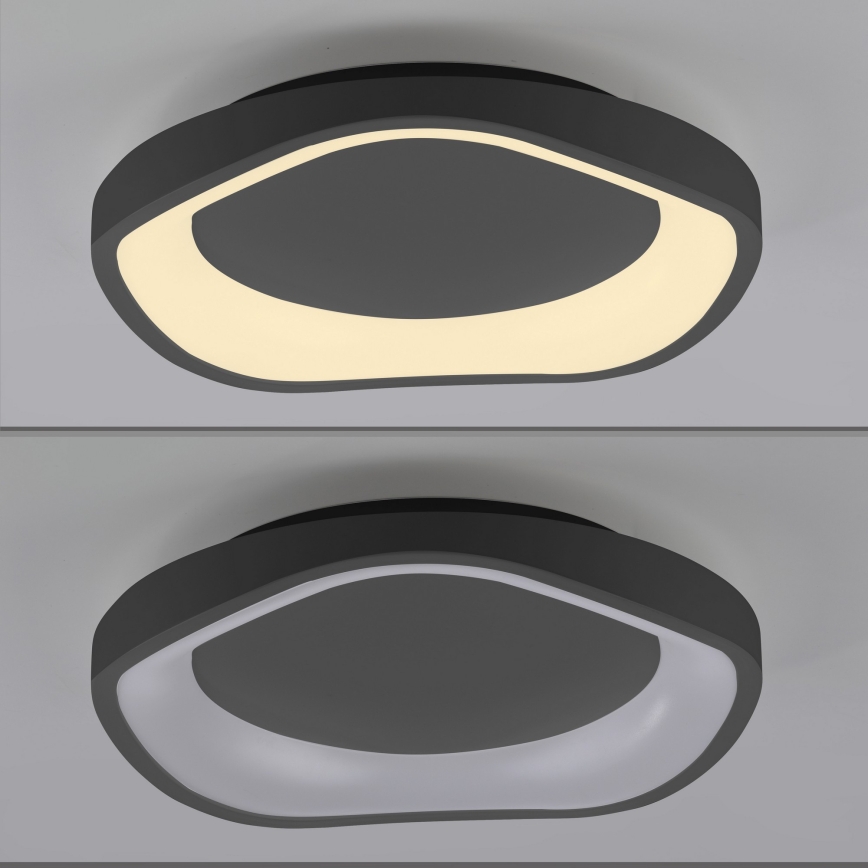 Schöner Wohnen 14233-18 - dimeriuojamas LED lubinis šviestuvas MONTA LED/21W/230V, Ø 40 cm, juodas