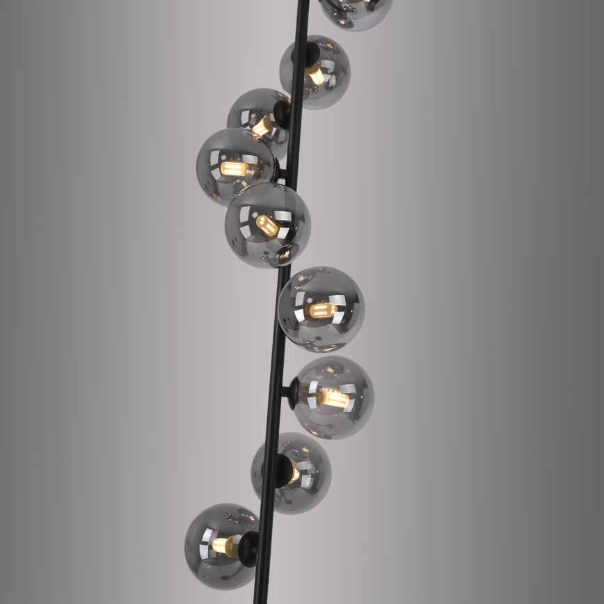 Schöner Wohnen 14506-18 - LED grindinė lempa DUBAI 9xG9/3W/230V juoda/dūminė