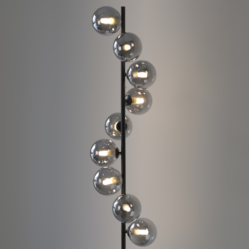 Schöner Wohnen 14506-18 - LED grindinė lempa DUBAI 9xG9/3W/230V juoda/dūminė