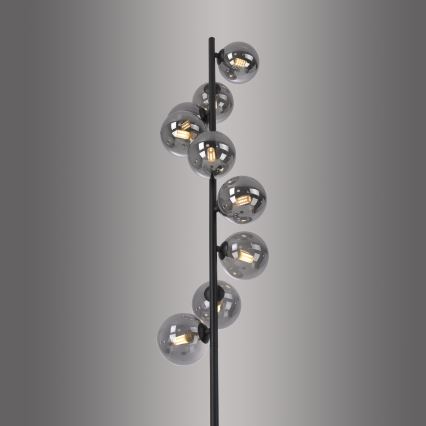 Schöner Wohnen 14506-18 - LED grindinė lempa DUBAI 9xG9/3W/230V juoda/dūminė