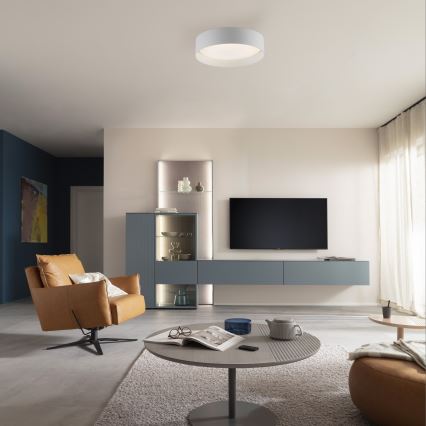 Schöner Wohnen 14593-16 - Reguliuojamas lubinis LED šviestuvas TAVOLI LED/10W/230V 2700-6500K skersmuo 28,5 cm baltas + nuotolinis valdymas