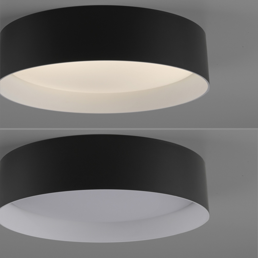 Schöner Wohnen 14593-18 - TAVOLI LED dimeriu reguliuojamas lubų šviestuvas LED/10W/230V 2700-6500K skers. 28,5 cm juodas + nuotolinis valdymas