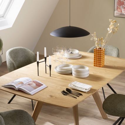 Schöner Wohnen 14606-18 - LENTE LED dimeriuojama pakabinama liustra su laidu LED/17W/230V Ø 40 cm juoda