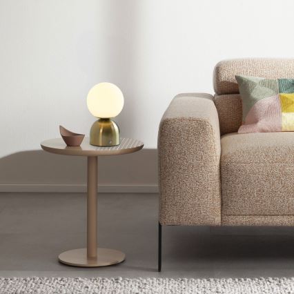 Schöner Wohnen 19218-12 - LED reguliuojama jutiklinė įkraunama stalinė lempa RUDI LED/1,2W/5V 3000-6000K 1200 mAh auksinė