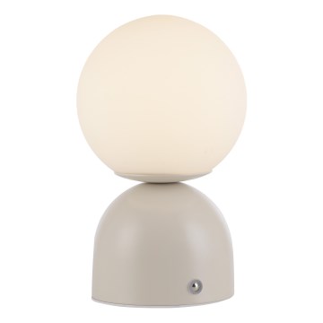 Schöner Wohnen 19218-39 - Dimeriuojamas jutiklinis įkraunamas LED stalinis šviestuvas RUDI LED/1,2W/5V 3000-6000K 1200 mAh pilka