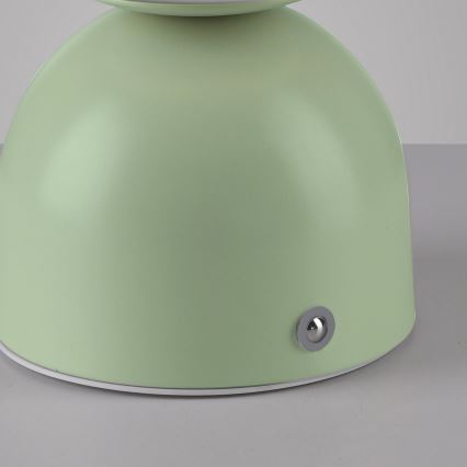 Schöner Wohnen 19218-43 - dimeriuojama jutiklinė įkraunama stalinė lempa RUDI LED/1,2W/5V 3000-6000K 1200 mAh žalia