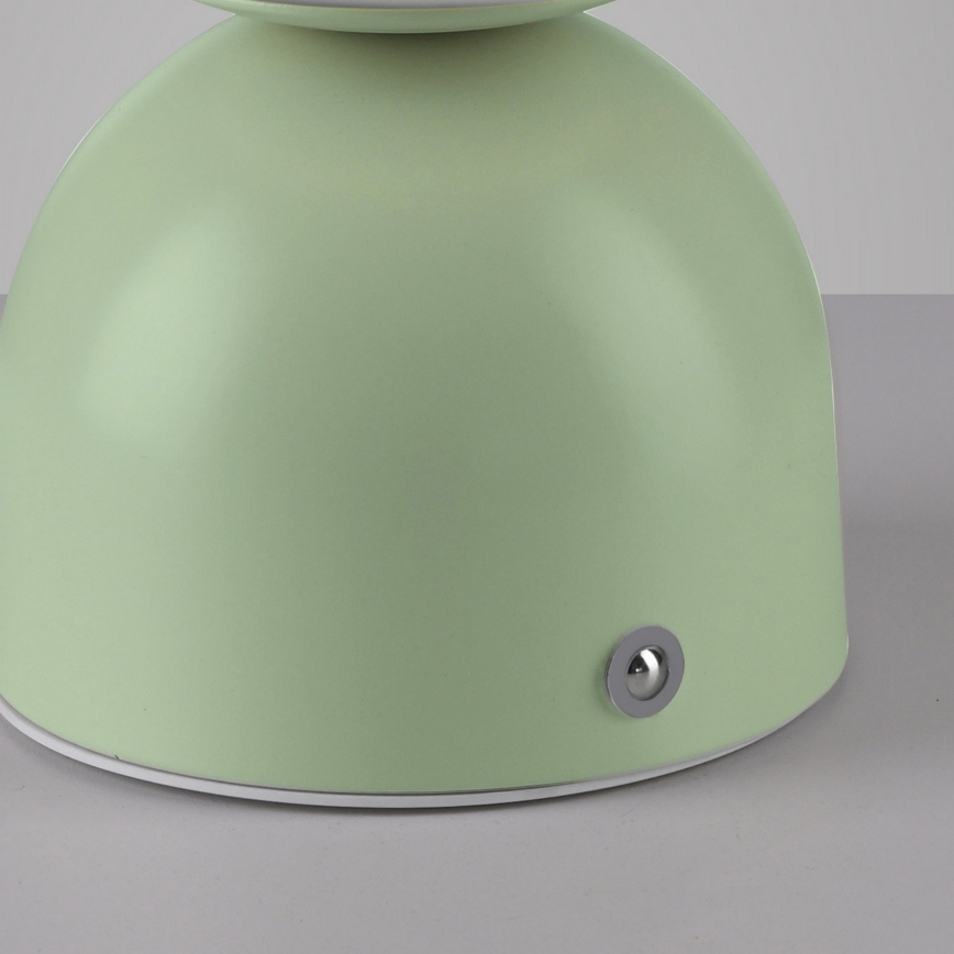 Schöner Wohnen 19218-43 - dimeriuojama jutiklinė įkraunama stalinė lempa RUDI LED/1,2W/5V 3000-6000K 1200 mAh žalia