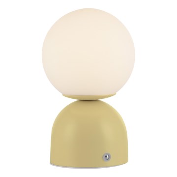 Schöner Wohnen 19218-81 - RUDI įkraunama jutiklinė dimeriuojama LED stalinė lempa LED/1,2W/5V 3000-6000K 1200 mAh geltona