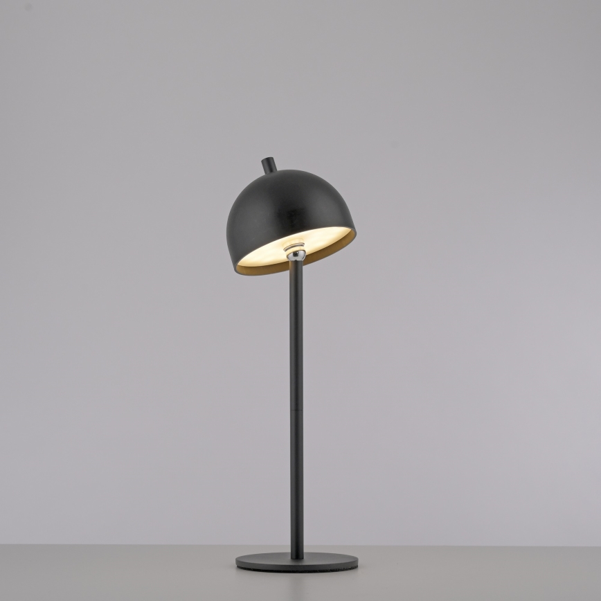 Schöner Wohnen 19244-18 - LED dimeriuojama lietimui valdoma įkraunama lauko stalinis šviestuvas BELLIS LED/2,5W/5V 2600 mAh IP54 juoda