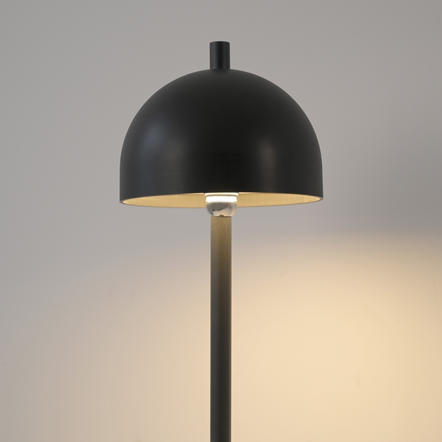 Schöner Wohnen 19244-18 - LED dimeriuojama lietimui valdoma įkraunama lauko stalinis šviestuvas BELLIS LED/2,5W/5V 2600 mAh IP54 juoda