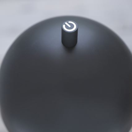 Schöner Wohnen 19244-18 - LED dimeriuojama lietimui valdoma įkraunama lauko stalinis šviestuvas BELLIS LED/2,5W/5V 2600 mAh IP54 juoda