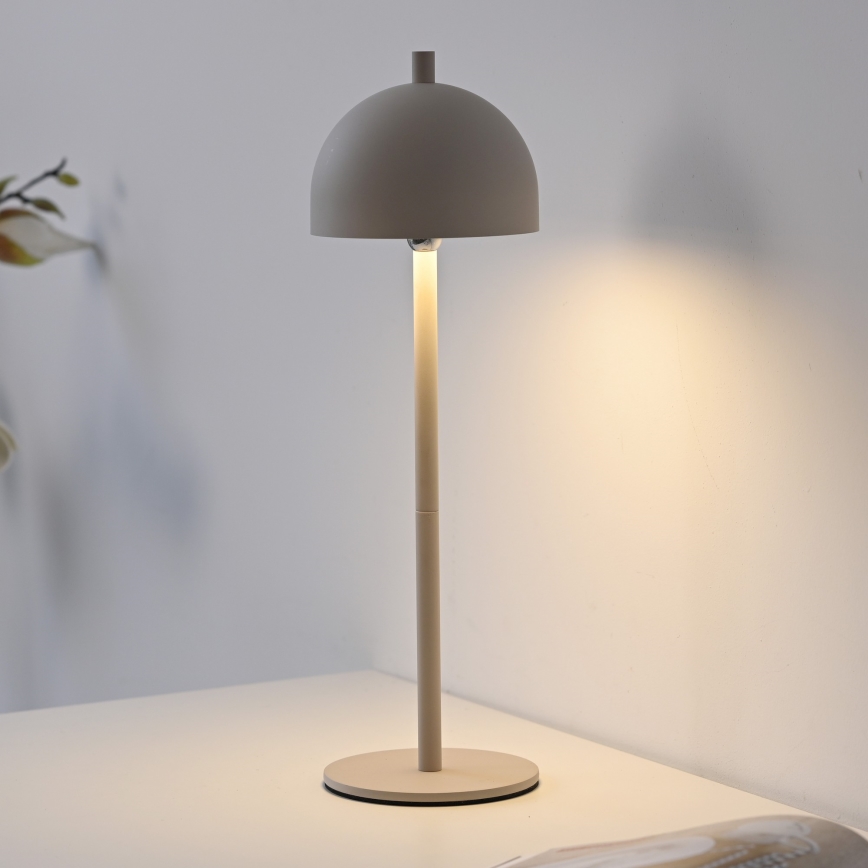 Schöner Wohnen 19244-39 - Dimeriuojamas jutiklinis įkraunamas lauko stalinis šviestuvas BELLIS LED/2,5W/5V 2600 mAh IP54 pilkas