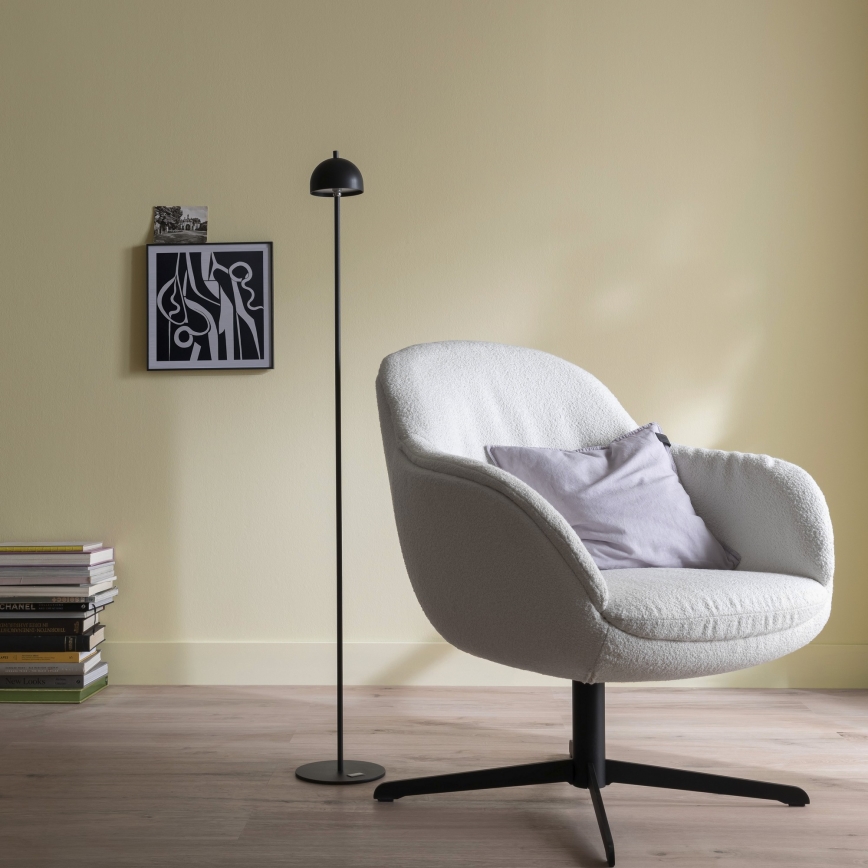 Schöner Wohnen 19245-18 - LED jutiklinis, reguliuojamo ryškumo, įkraunamas lauko toršeras BELLIS LED/2,5W/5V 2600 mAh IP54 juoda