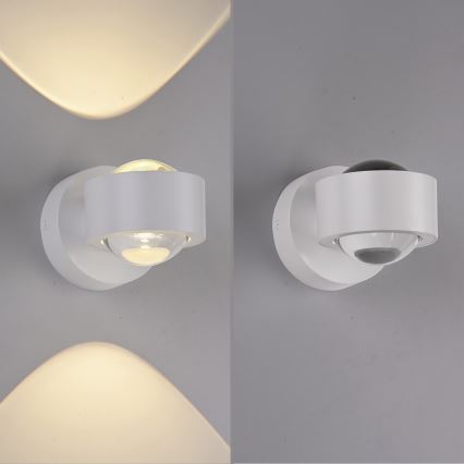 Schöner Wohnen 19331-16 - LED sieninis šviestuvas CHIA 2xLED/2W/230V baltas