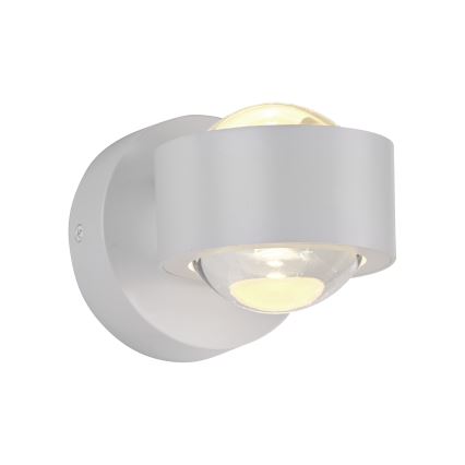 Schöner Wohnen 19331-16 - LED sieninis šviestuvas CHIA 2xLED/2W/230V baltas