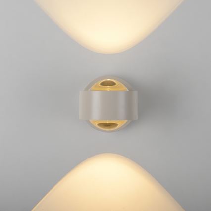 Schöner Wohnen 19331-39 - LED sieninis šviestuvas CHIA 2xLED/2W/230V pilkos spalvos