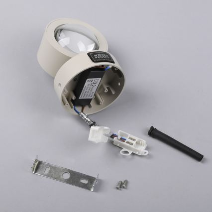 Schöner Wohnen 19331-39 - LED sieninis šviestuvas CHIA 2xLED/2W/230V pilkos spalvos