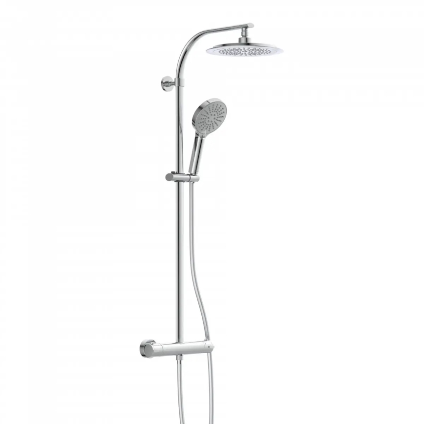 Schütte 60046 - Dušo komplektas su termostatiniu maišytuvu MADURA FRESH, blizgus chromas