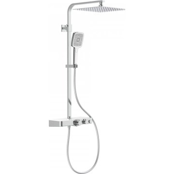 Schütte 60530 - dušo komplektas su termostatiniu maišytuvu OCEAN, blizgus chromas