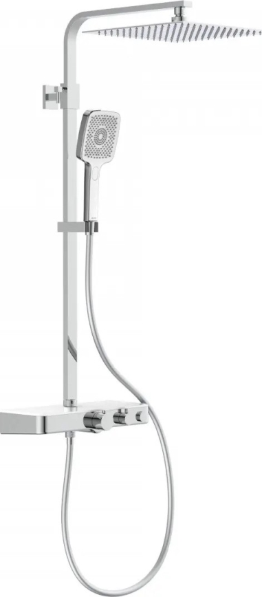 Schütte 60530 - dušo komplektas su termostatiniu maišytuvu OCEAN, blizgus chromas
