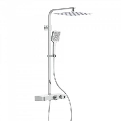 Schütte 60530 - dušo komplektas su termostatiniu maišytuvu OCEAN, blizgus chromas