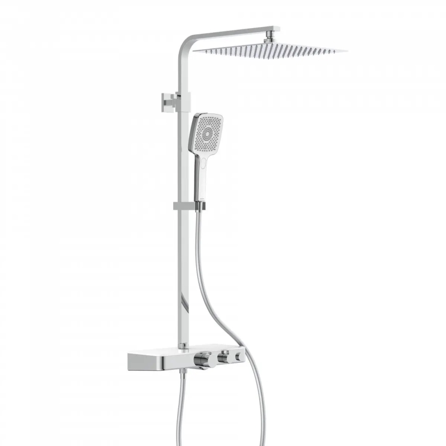 Schütte 60530 - dušo komplektas su termostatiniu maišytuvu OCEAN, blizgus chromas