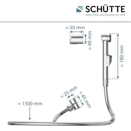 Schütte 78016 - praustuvo purkštuvas, blizgus chromas
