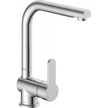 Schütte 79700 - Virtuvinis maišytuvas su ištraukiamu purkštuku LONDON, blizgus chromas