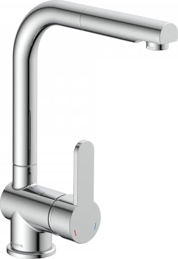 Schütte 79700 - Virtuvinis maišytuvas su ištraukiamu purkštuku LONDON, blizgus chromas