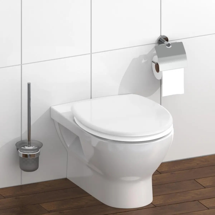 Schütte 82100-A - balta duroplastinė tualeto sėdynė SoftClose