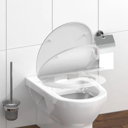 Schütte 82100-A - balta duroplastinė tualeto sėdynė SoftClose