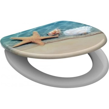 Schütte 82196 - WC dangtis BEACH SoftClose iš duroplasto