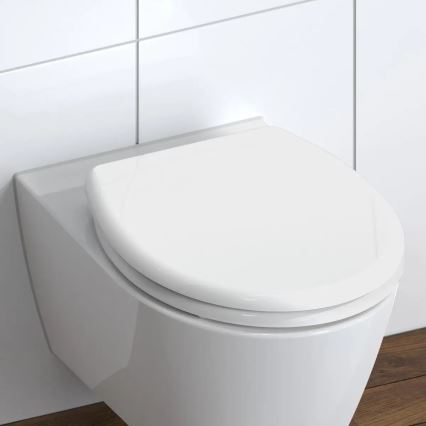 Schütte 82300-A - baltas duroplastinis WC dangtis su SoftClose
