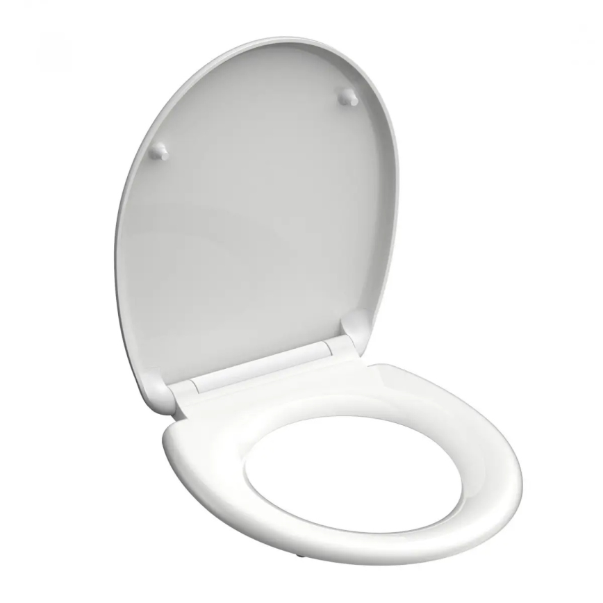 Schütte 82300-A - baltas duroplastinis WC dangtis su SoftClose