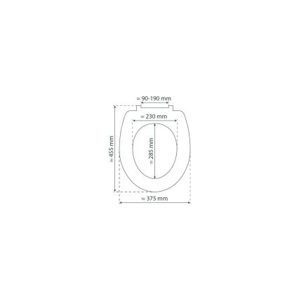 Schütte 82300-A - baltas duroplastinis WC dangtis su SoftClose