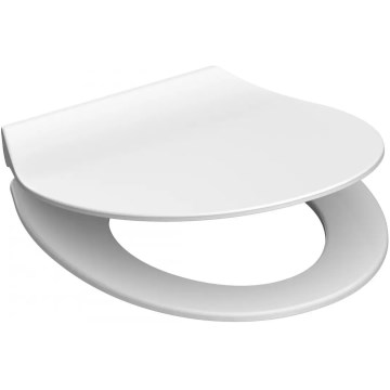 Schütte 82700 - Plona balta WC sėdynė SLIM WHITE su SoftClose, pagaminta iš duroplasto