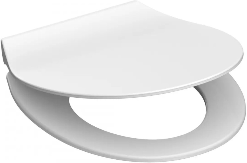 Schütte 82700 - Plona balta WC sėdynė SLIM WHITE su SoftClose, pagaminta iš duroplasto