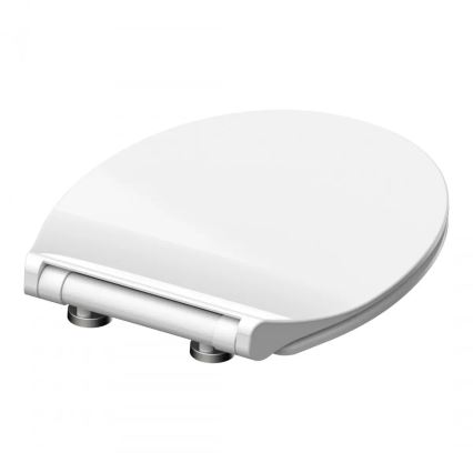 Schütte 82700 - Plona balta WC sėdynė SLIM WHITE su SoftClose, pagaminta iš duroplasto