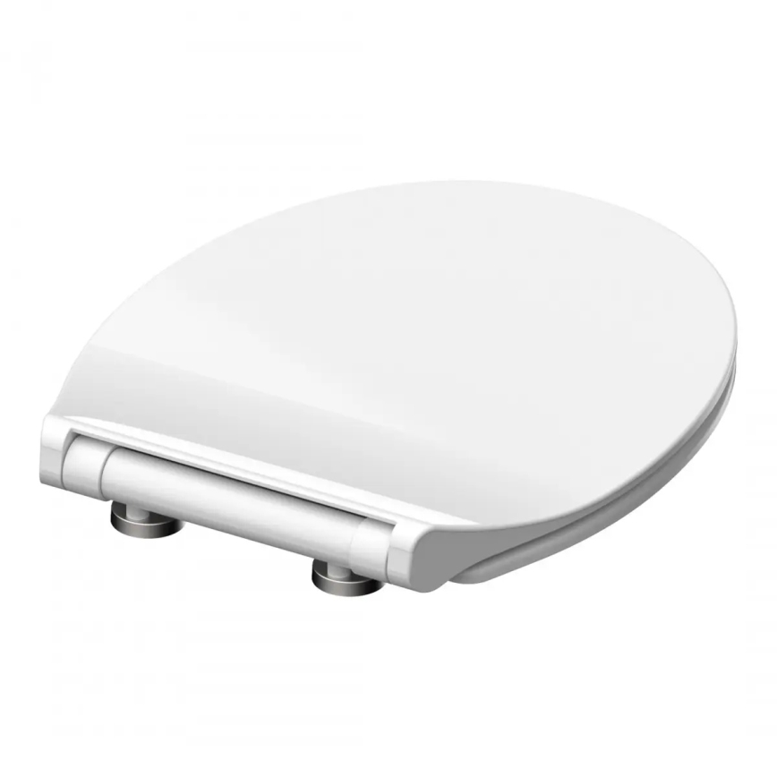 Schütte 82700 - Plona balta WC sėdynė SLIM WHITE su SoftClose, pagaminta iš duroplasto