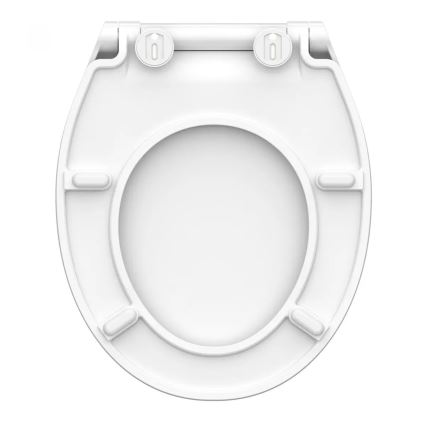 Schütte 82700 - Plona balta WC sėdynė SLIM WHITE su SoftClose, pagaminta iš duroplasto