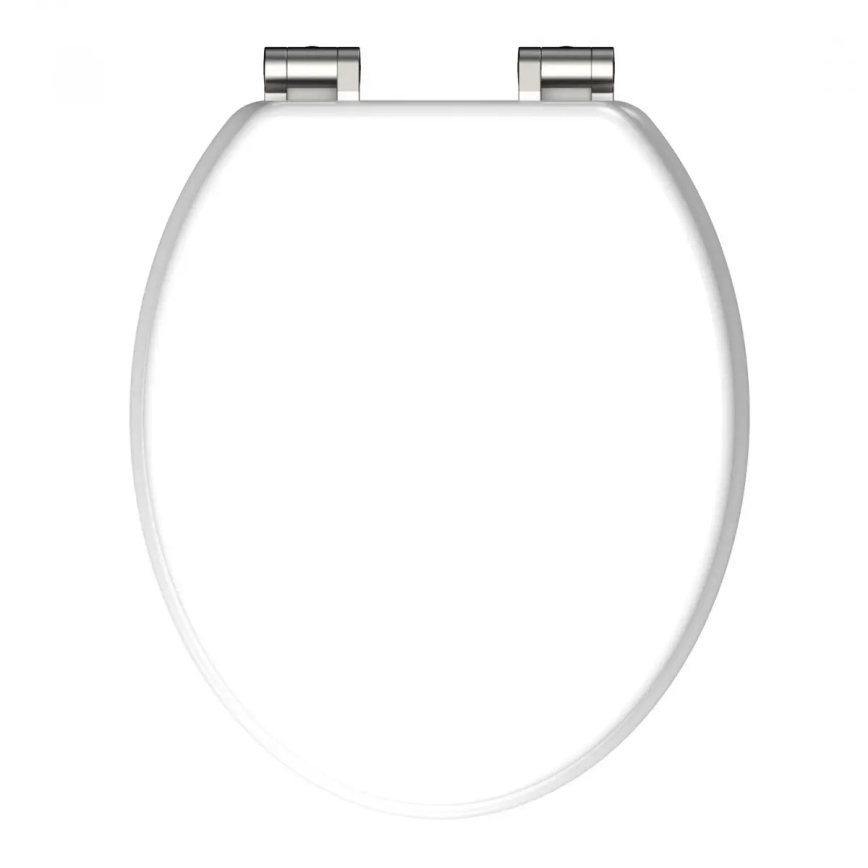 Schütte 84100-A - balta tualeto sėdynė SoftClose, MDF plokštė