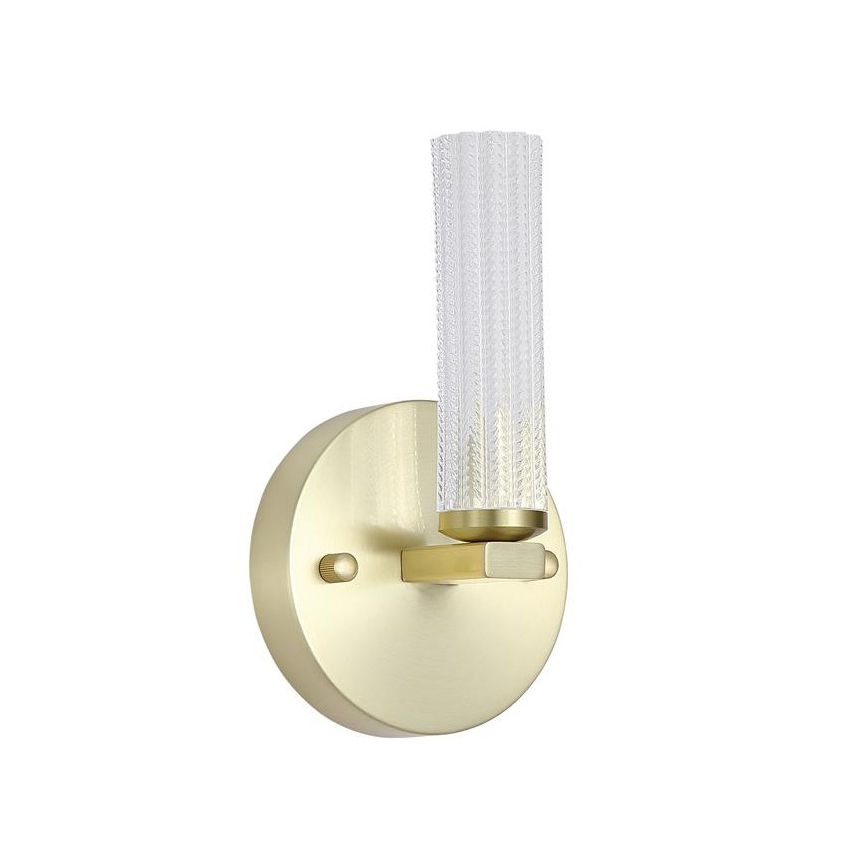 Searchlight - LED reguliuojamo ryškumo vonios sieninis šviestuvas ABERDEEN LED/7W/230V IP44 žalvaris