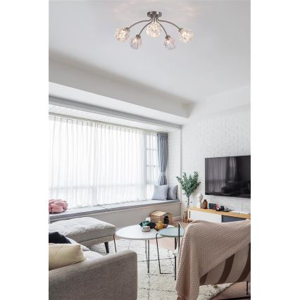 Searchlight - Lubinis šviestuvas ASTRAL 5xG9/33W/230V matinis chromas